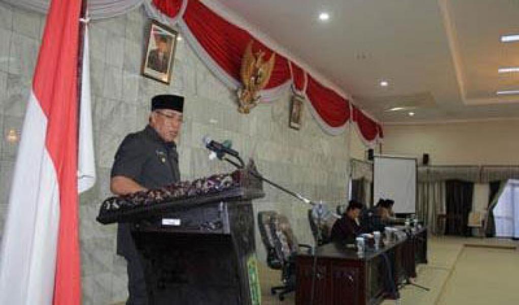 Wabup Sampaikan LKPJ Inhu 2013