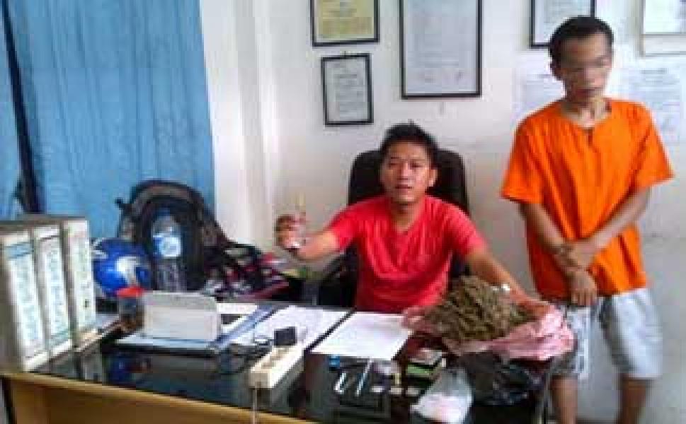 Warga Kampar Bandar Sabu Diciduk Polisi
