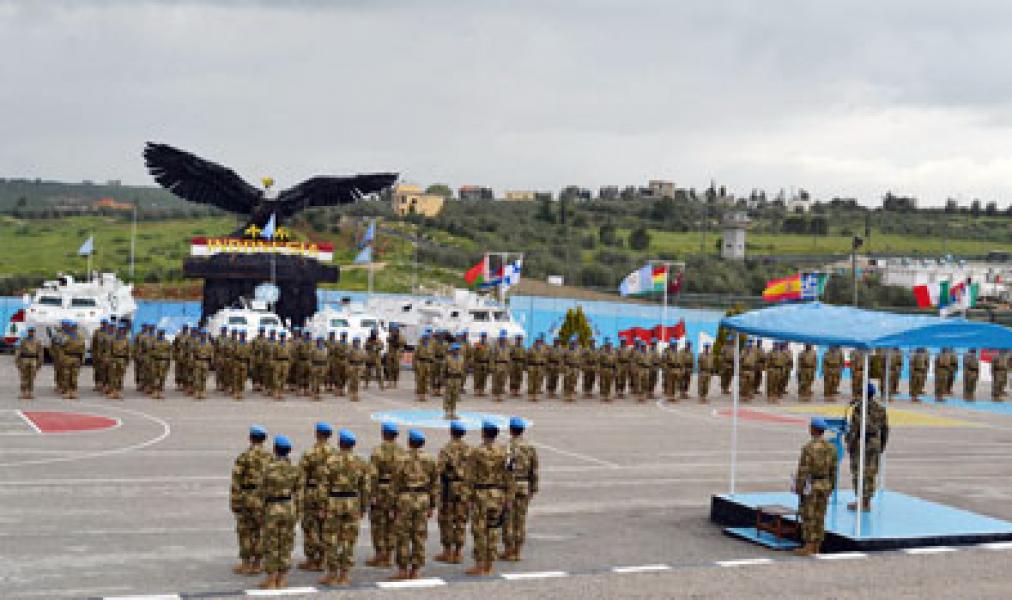 128 Prajurit TNI Pasukan Perdamaian Unifil Naik Pangkat di Lebanon