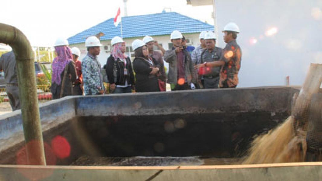 AKNP Lakukan Study Banding di Pilot Project PLT-BG Rantau Sakti