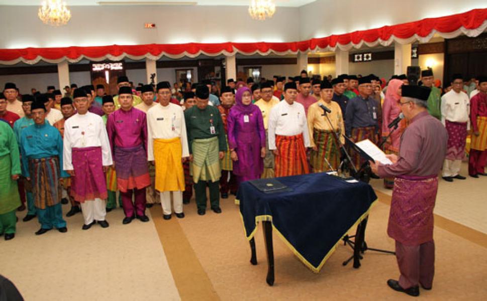 Ini Nama-nama Pejabat Pratama yang Dilantik Plt Gubri