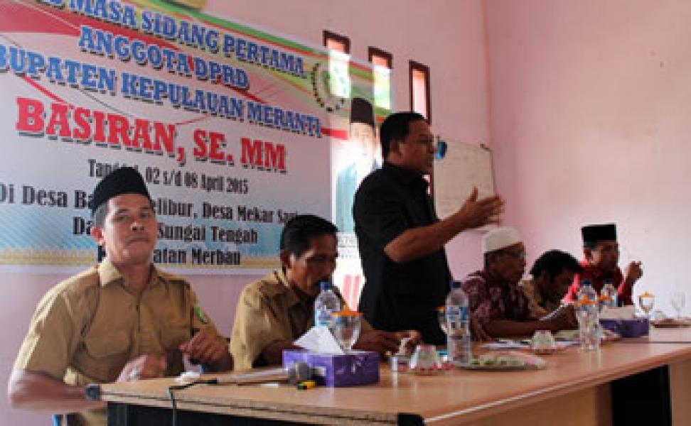 Bersama Masyarakat, Basiran Bangun Home Industy di Desa Bagan Melibur