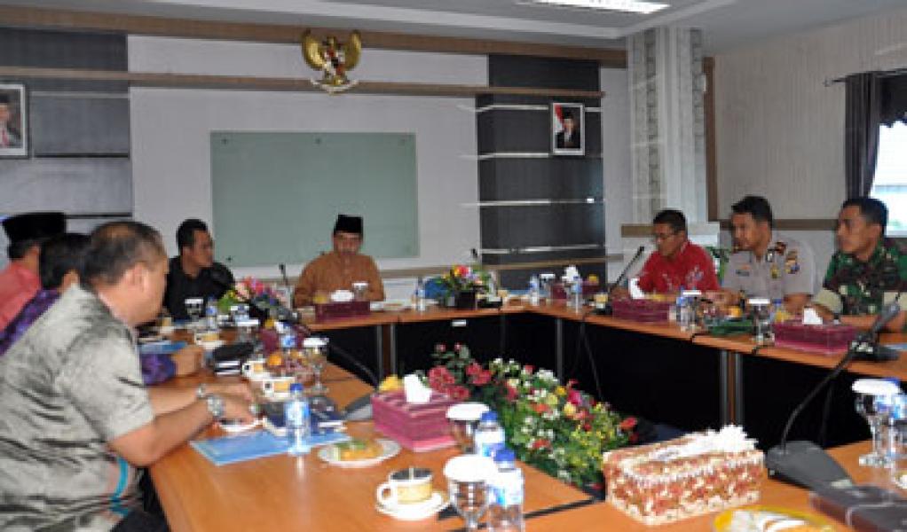 Bupati H Herliyan Pimpin Rakor Forkopimda