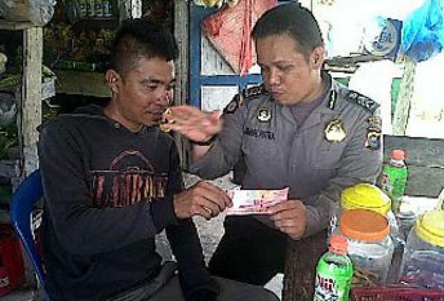 Cegah Peredaran Uang Palsu, Polres Pelalawan Lakukan Sosialisasi