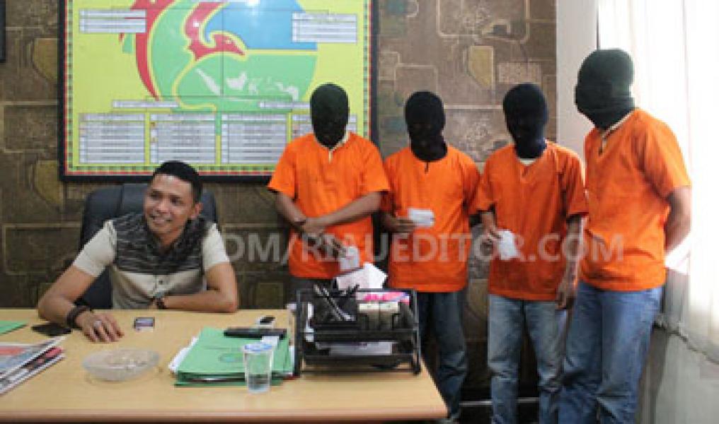 Dua Bandar dan Dua Pemakai Sabu Dicokok Polisi