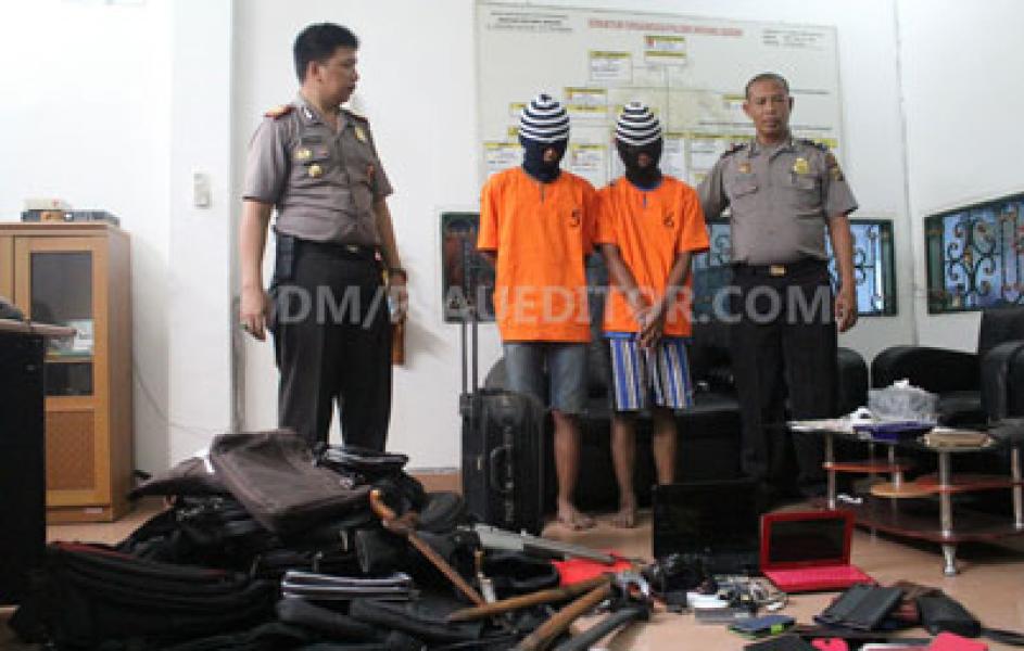 Dua Remaja Pelaku Pecah Kaca Mobil Disergap di Kontrakan