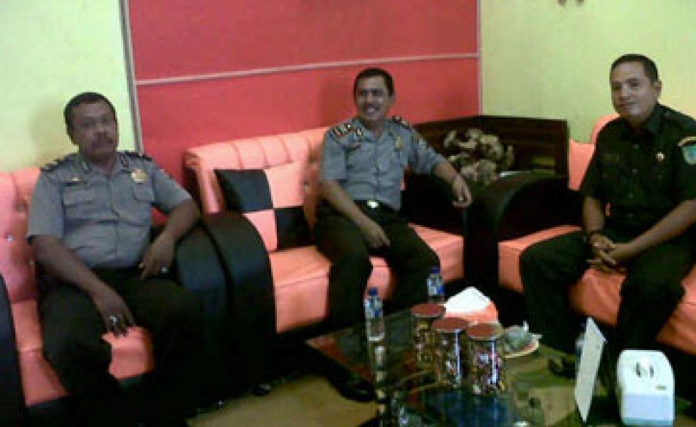 Hingga Hari Akhir UN, Aparat Polsek Bangko Tetap Lakukan Pengamanan
