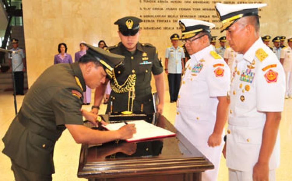 Jenderal TNI Moeldoko Pimpin Sertijab Asintel Panglima TNI