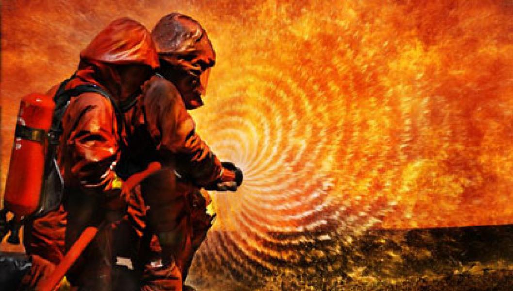 Kantor Kemendagri Terbakar