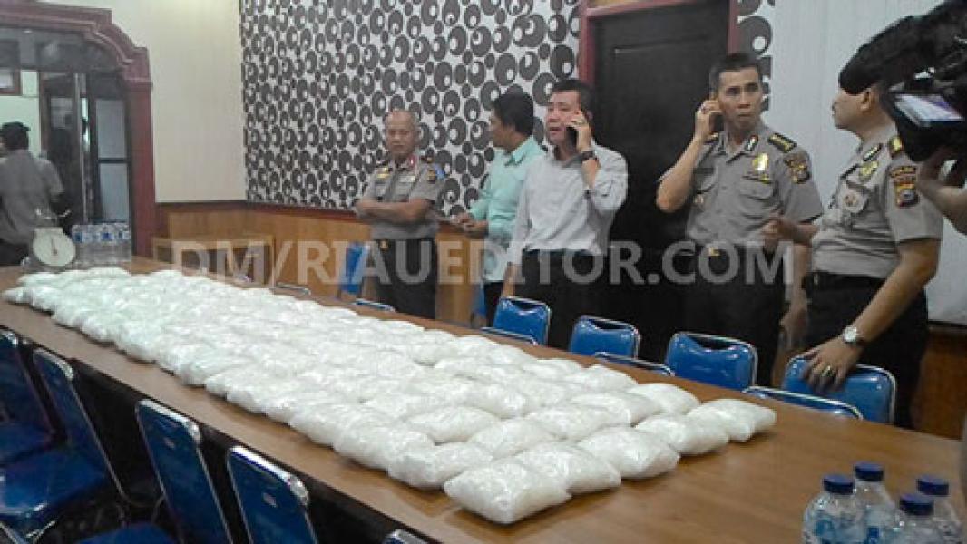 Kapolda Riau, 1,8 Juta Jiwa Terselamatkan Dari Sabu-sabu Seberat 46,5 Kg