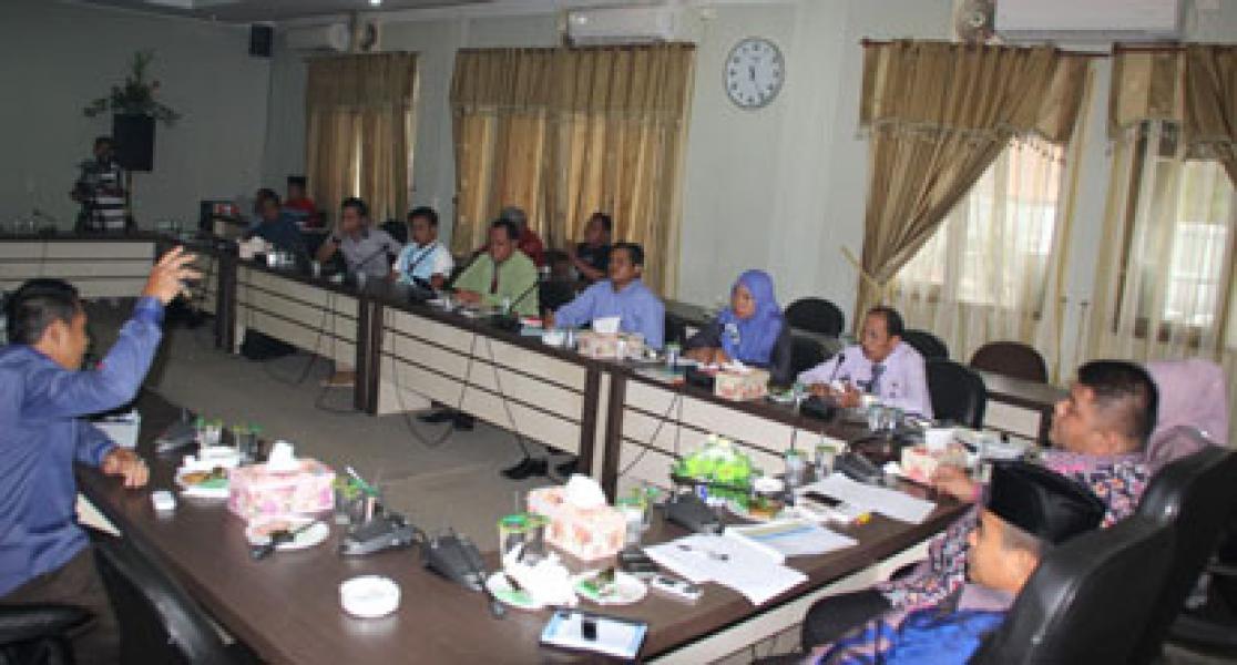 Komisi II DPRD Rohul Hearing dengan Distamben dan PLN