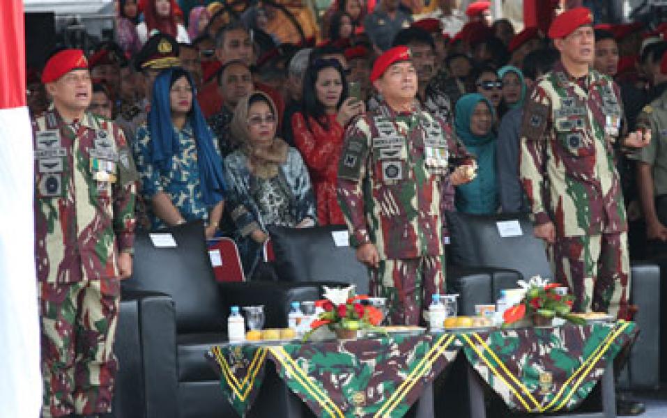 Panglima TNI Hadiri HUT Ke-63 Kopassus