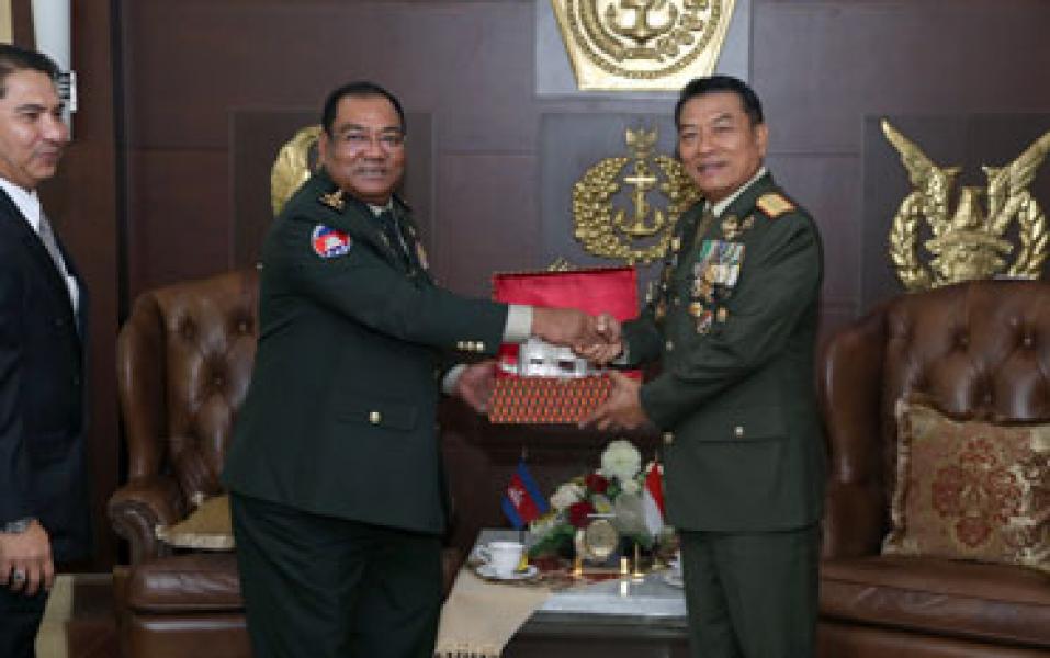 Panglima TNI terima Wakil Pangab Kamboja