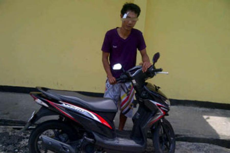 Pelaku Curanmor Diringkus Tim Opsnal Polsek Bangko