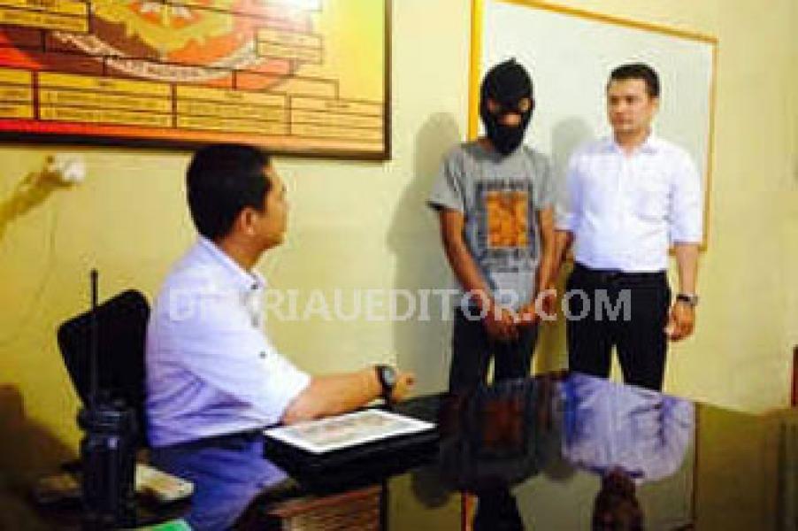 Seorang Begal Motor di Rumbai Pesisir Diamankan Polisi
