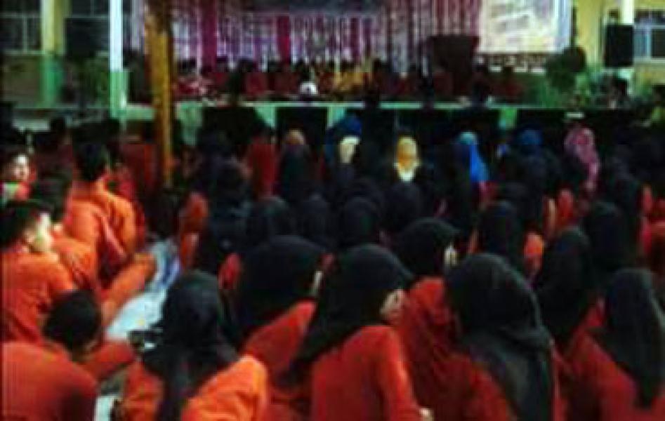 Siswa Gelar Doa Bersama, UN di Meranti Targetkan 100 persen Lulus