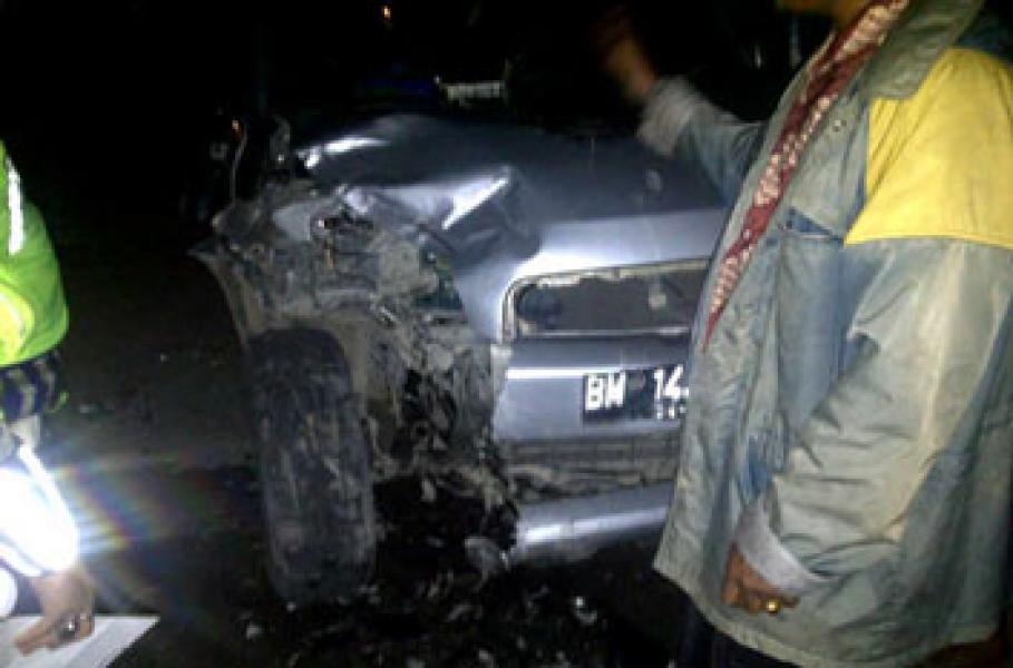 Tabrakan Beruntun, 1 Meninggal Dunia dan 1 Luka Berat