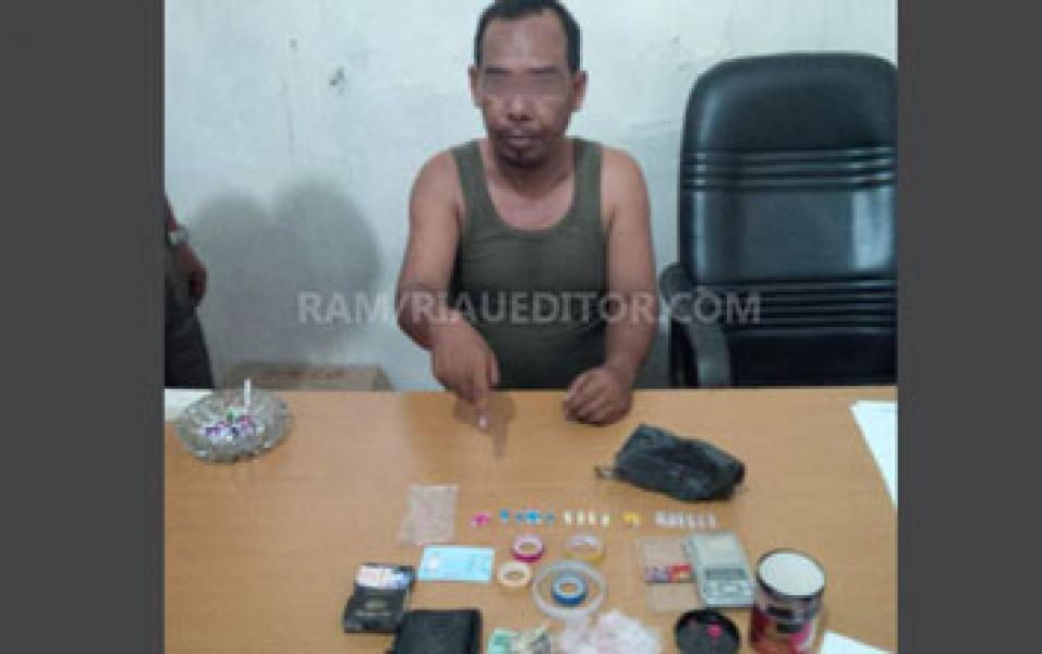 Tukang Ojek Nyambi Jual Sabu Dibekuk Tim Opsnal Polsek Bangko