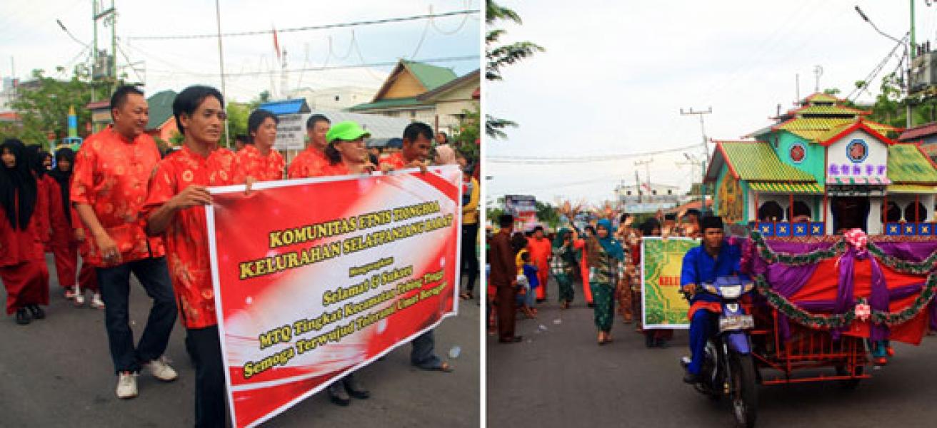 Unik, Masyarakat Tionghoa Ikut Pawai Takruf