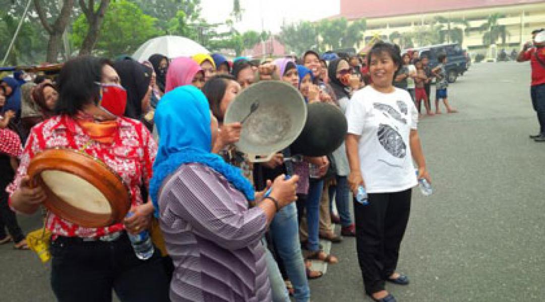 Buntut Penggusuran Pasar Kaget Rumbai, Kembali Pedagang Ancam Demo