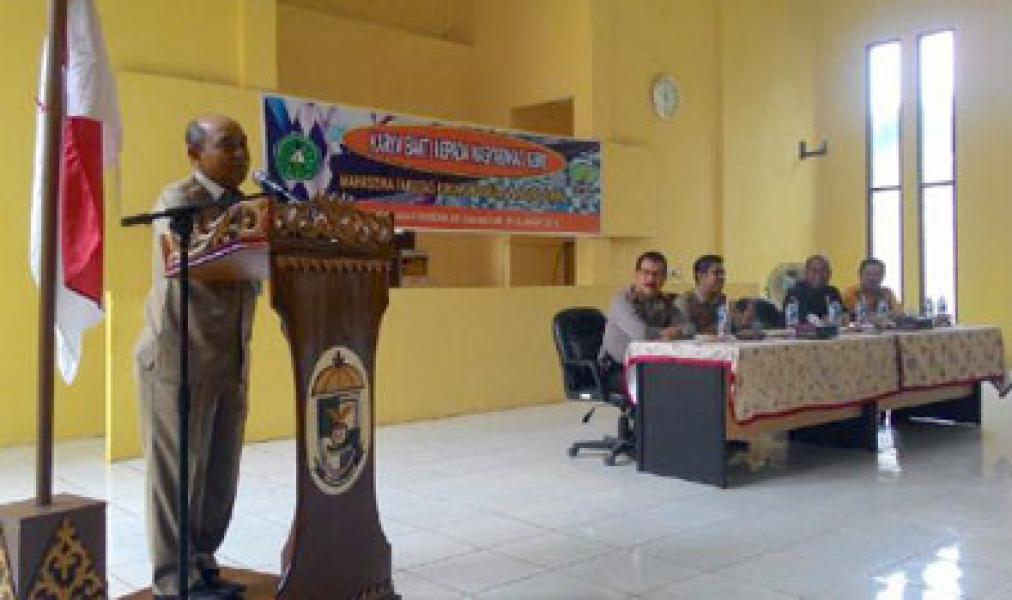 Bupati Harris Buka KMP Mahasiswa Fakultas Hukum Unilak