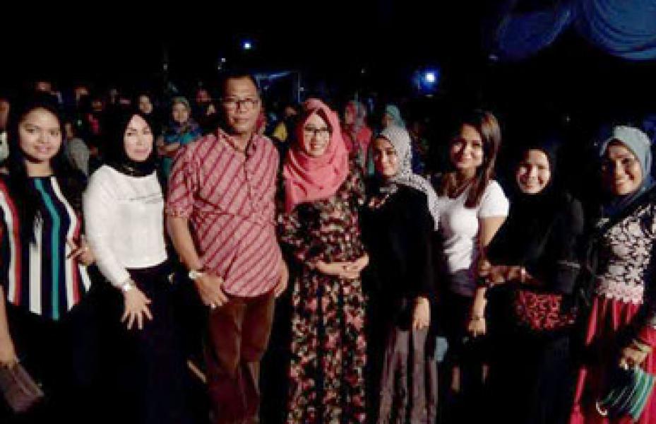 DKD Rohil Gelar Malam Hiburan Rakyat di Lokasi Wisata Parit Bay Park