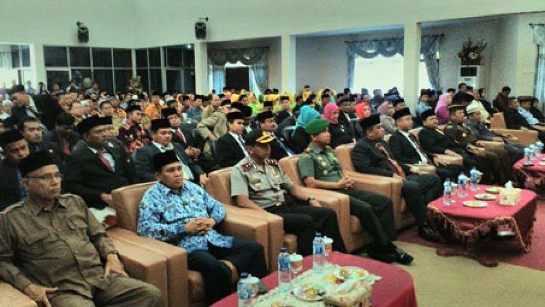 Dandim 0313 Kampar Hadiri Acara Sertijab Bupati Rohul