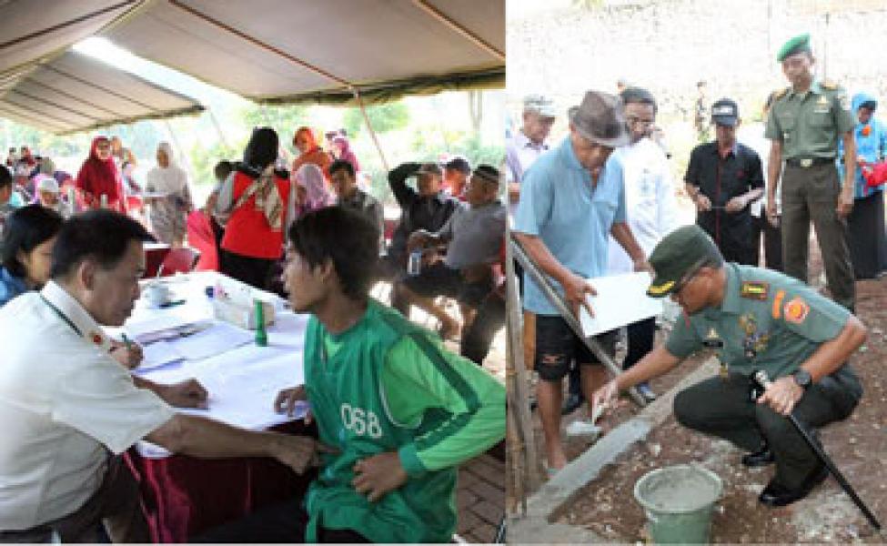 Denma Mabes TNI Gelar Karya Bakti  