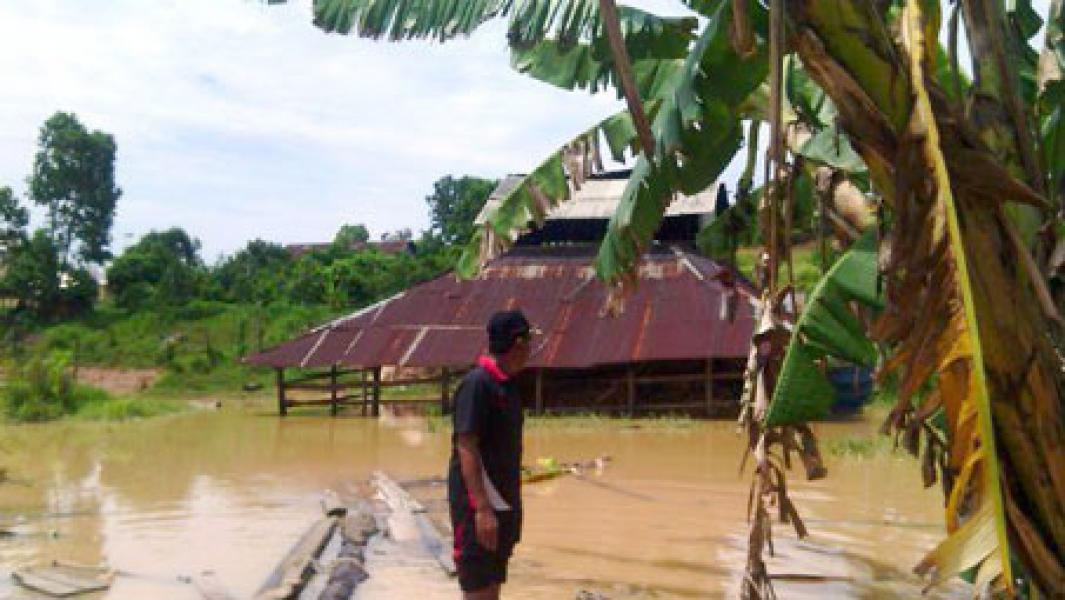 Developer Tutup Saluran Air, Dua Bedeng Warga Terendam Hingga 3 Meter