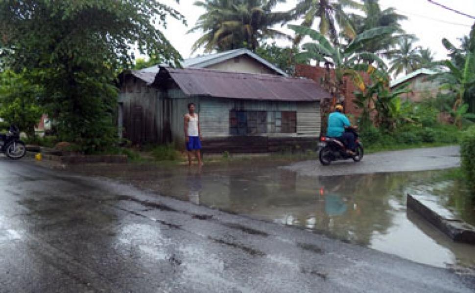 Drainase Dicor, Rumah Warga Sumbersari Terendam