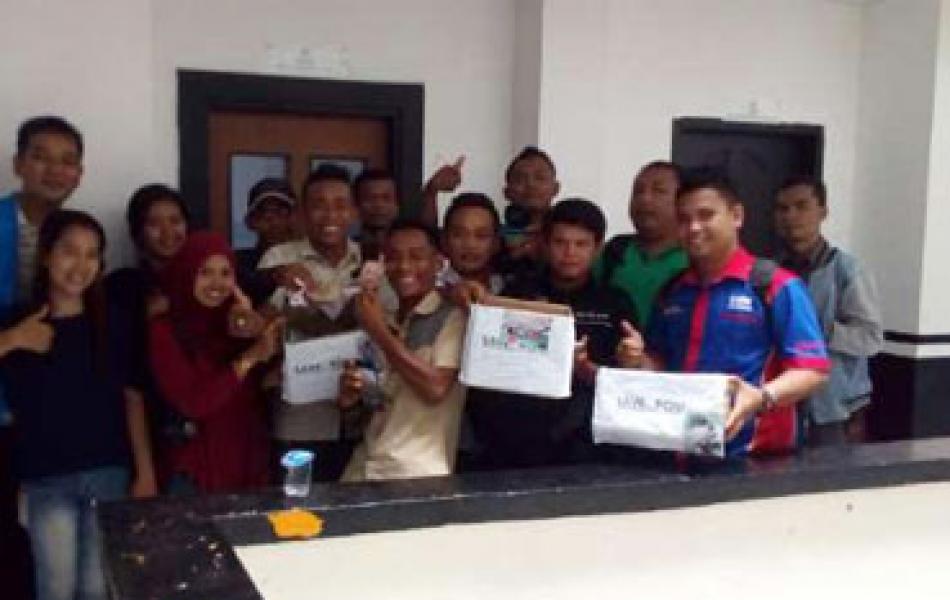 Gabungan Jurnalis Rohil Galang Dana Bantu Balita Gizi Buruk