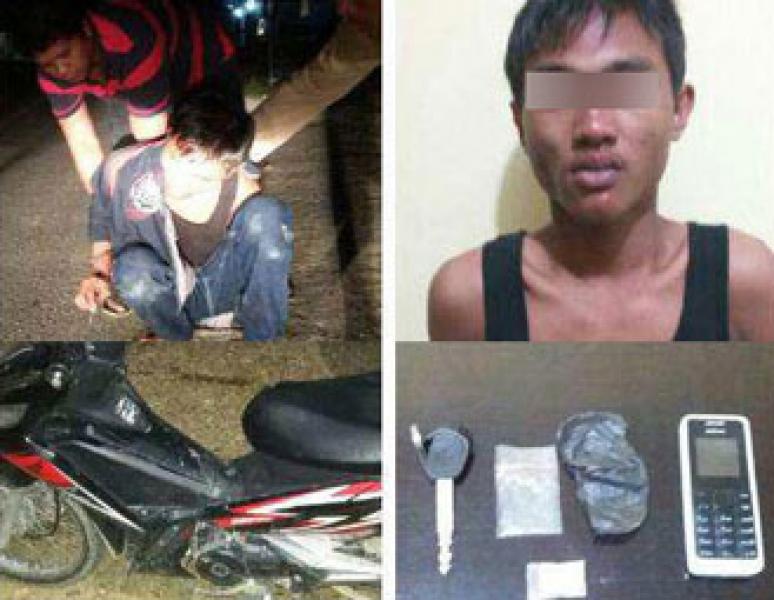 Miliki Narkoba, Pemuda Batu Gajah Air Molek Diringkus Polisi