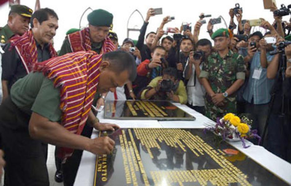 Panglima TNI: Pembangunan Pemukiman Siosar itu Perintah Presiden