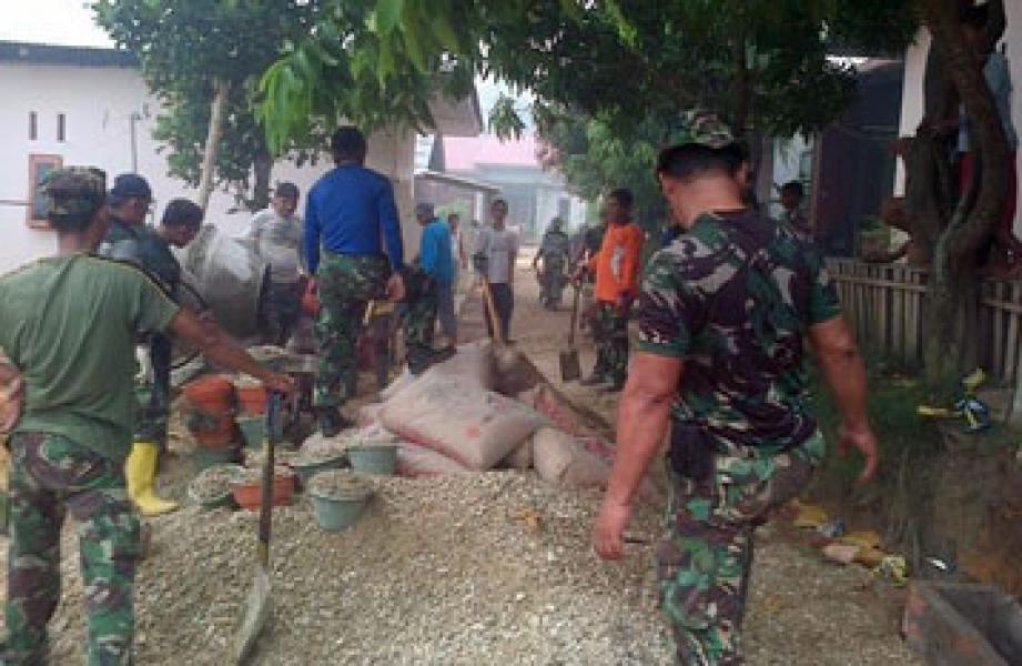 Pelaksanaan Pra TMMD Ke-96 Kodim 0320/Dumai Sudah Mencapai 10 Persen