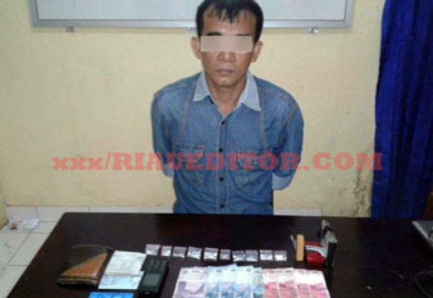 Pengedar Sabu di Inhu Ditangkap Sedang Ngopi