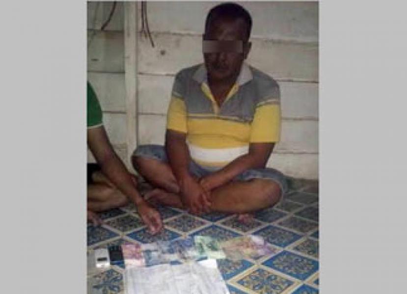 Penjual Togel di Desa Keritang Ditangkap Polisi