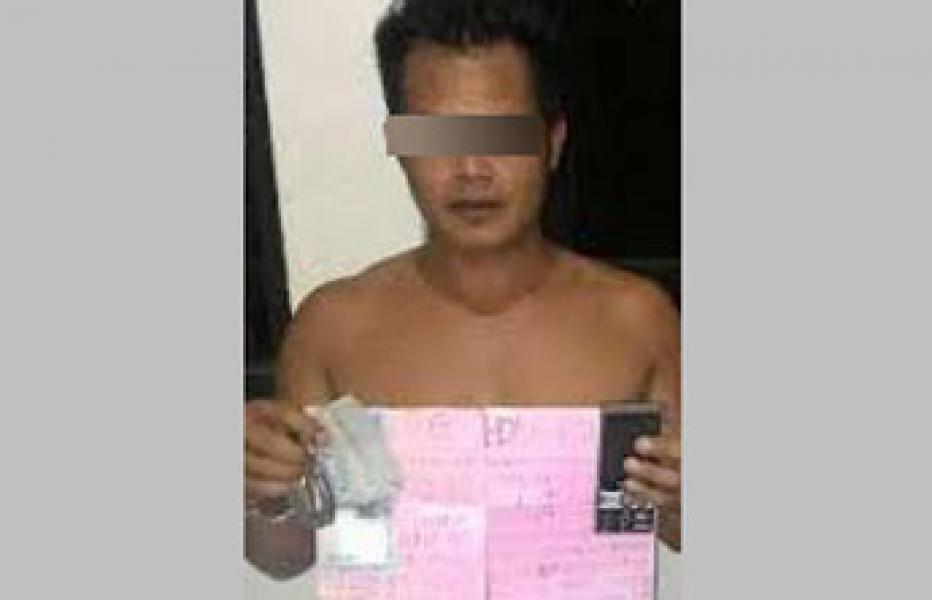 Polsek Batang Cenaku Amankan Bandar Judi Togel