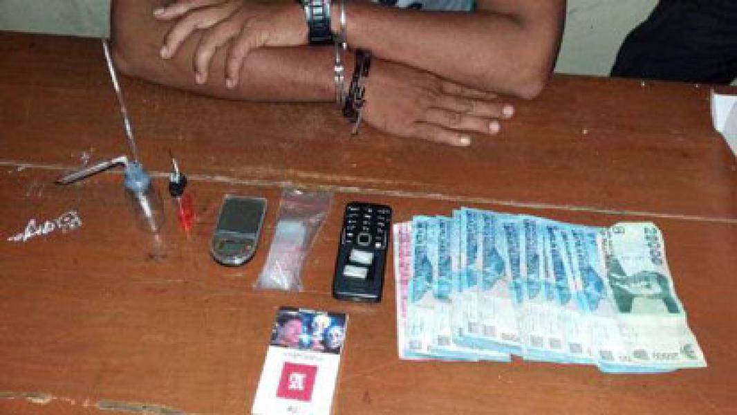 Polsek Lirik Amankan Seorang Pengedar Narkoba Jenis Sabu