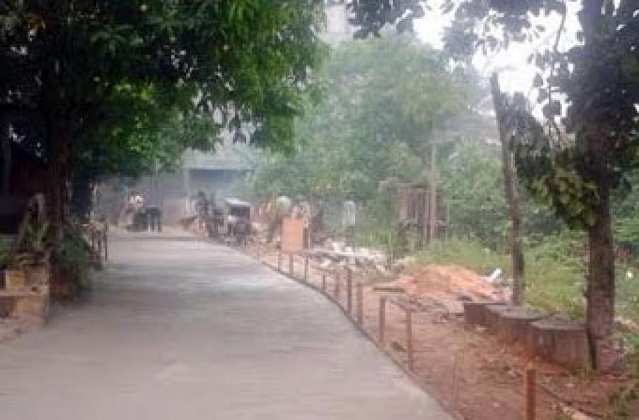 Prajurit Kodim 0320/Dumai Semangat Melaksanakan Pra TMMD ke 96
