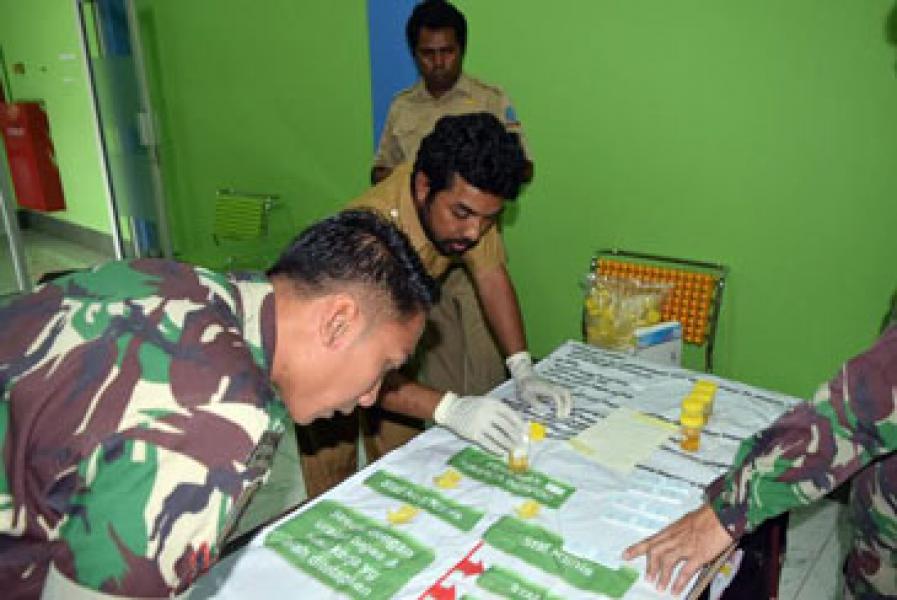 Prajurit TNI Di Papua Bersih-Bersih Narkoba