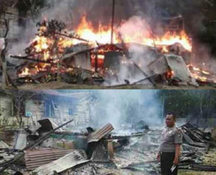 Rumah Warga Gumanti Ludes Terbakar, Kerugian Ditaksir Rp 150 Juta