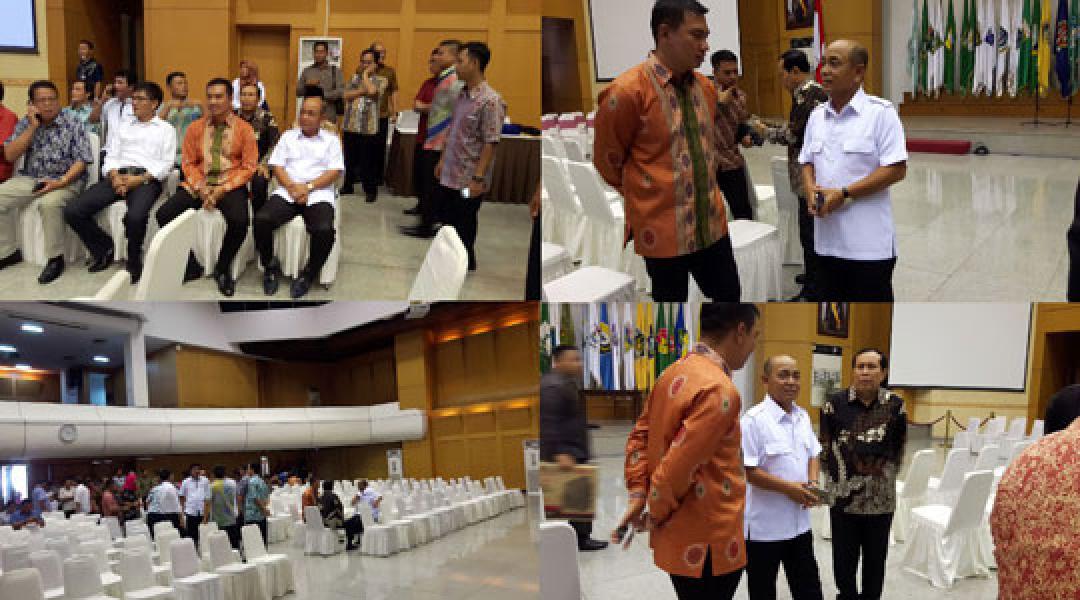 Suasana Gladi Bersih Bupati HM Harris dan Suparman Saat Dilantik Plt Gubri