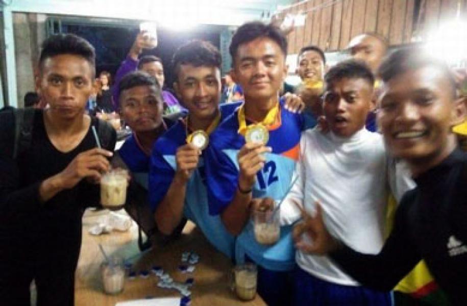Tim U16 Bangko Rebut Trofi Juara POPKab Rohil