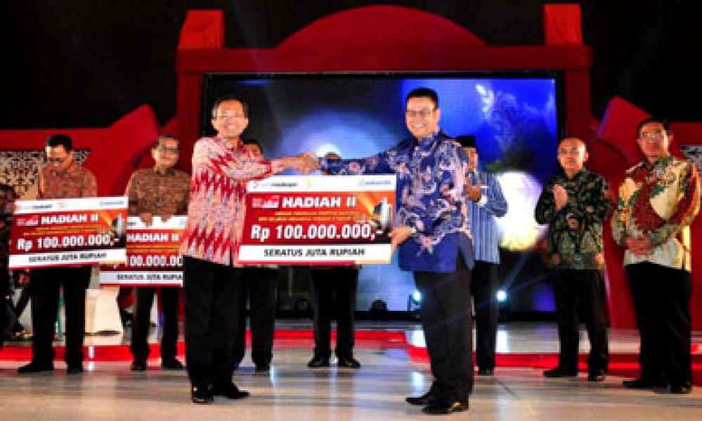 Wabup Muhammad Hadiri Malam Puncak Penarikan Undian Tabungan Simpeda Nasional