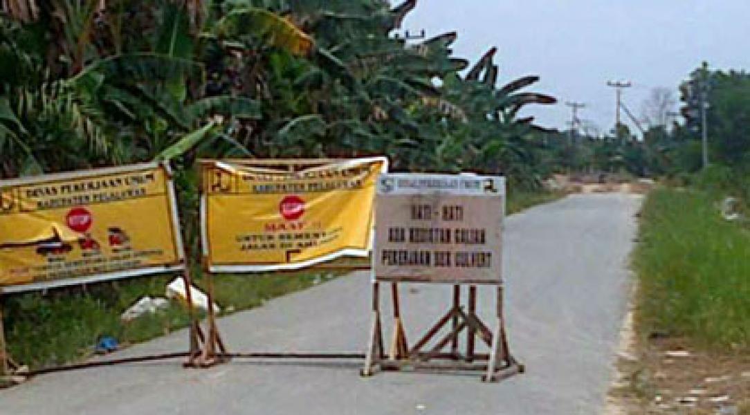 Warga Kecewa, Jalan Ditutup Total Gara-gara Pembangunan Box Culvert