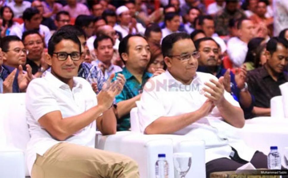 100% Suara Terkumpul untuk Quick Count, Anies-Sandi Gubernur Baru DKI Jakarta