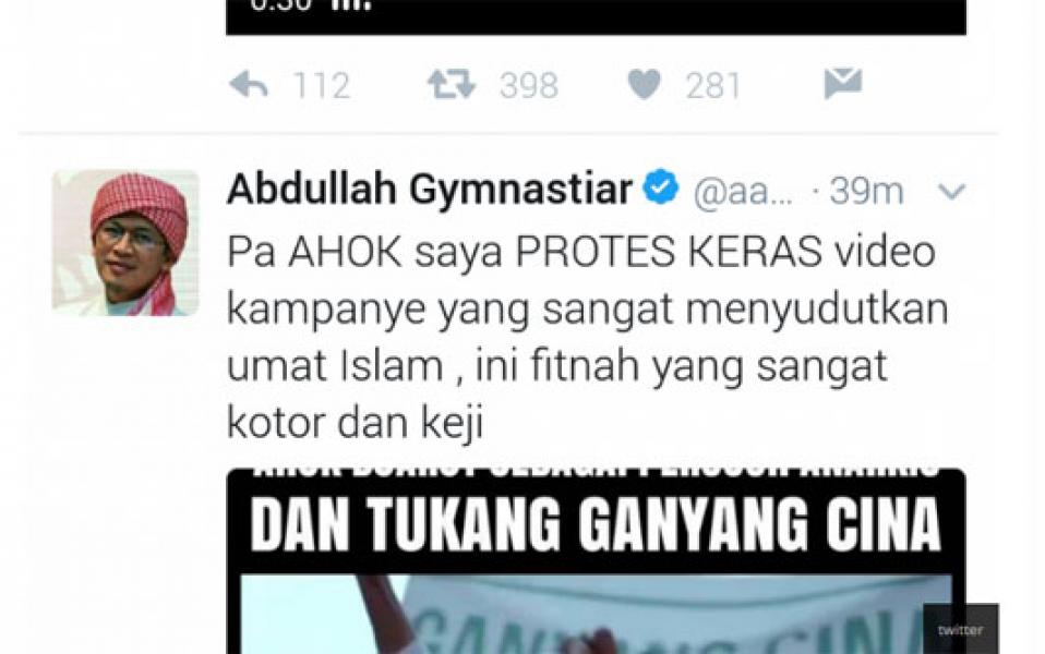 Aa Gym: Pak Ahok, Saya Protes Keras