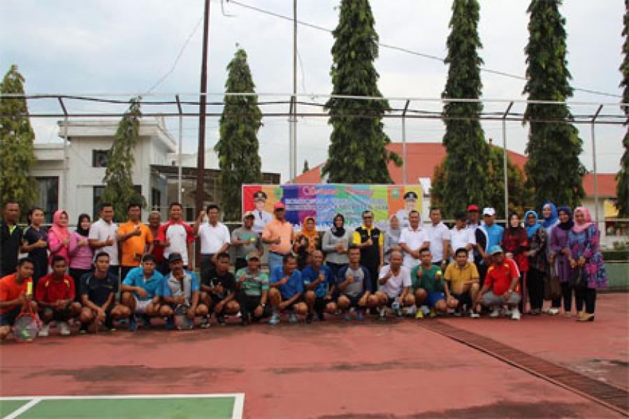 Laga Persahabatan Kabupaten Rohil dan Siak, Masing-masing Pimpin Dua Cabang