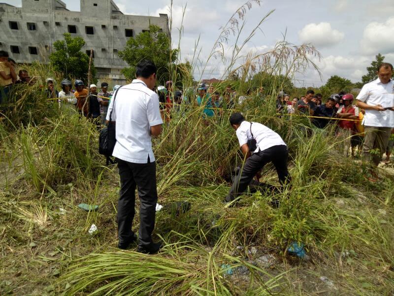 Mayat Pria Tanpa Identitas Ditemukan Warga Kubang Jaya
