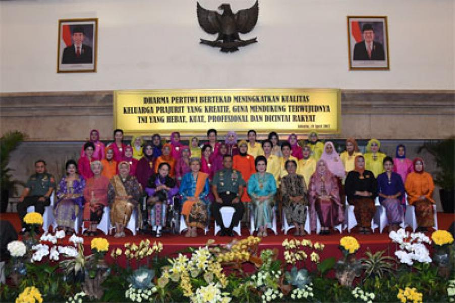 Panglima TNI: Dharma Pertiwi Harus Berpegang Pada Nilai-Nilai Budaya dan Jati Diri Bangsa